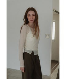 2Way Crewneck Knit Sweater