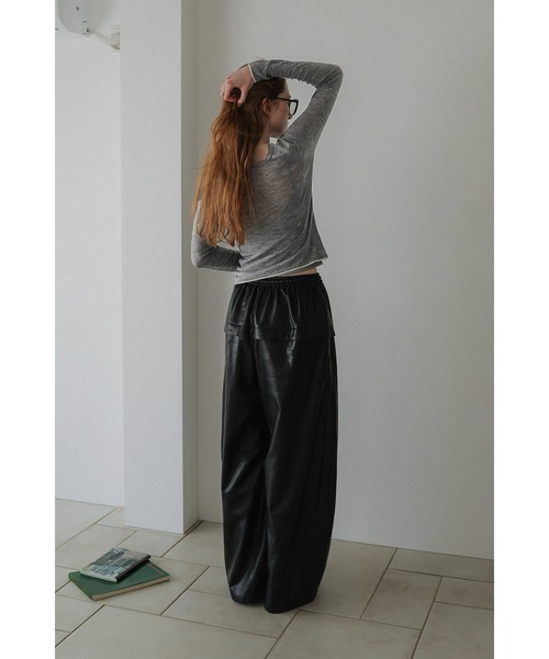 tento(テント)の「2Way Crewneck Knit Sweater(ニット/セーター・レディース・ブラウン/アイボリー/グレー・FREE)」の19枚目の写真