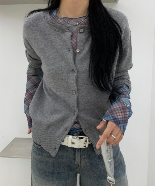 LAC-VERT(ラック・ヴェール)の「マドラスチェック柄シアーロンT(Tシャツ/カットソー・レディース・ブルー/ブラック/ピンク・FREE)」の21枚目の写真