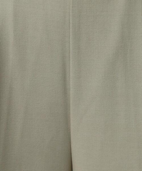 SHOO・LA・RUE(シューラルー)の「【洗濯後しわになりにくい/S-LL】前後のセンタープレスできれい見え タック入りワイドパンツ(その他パンツ・レディース・オリーブ/ダークブラウン/ブラック・01/02/03/04)」の15枚目の写真