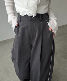 CAPRICIEUX LE'MAGE | 〈C.L〉パイピングラインパンツ(その他パンツ)