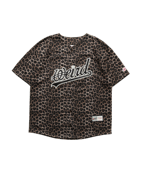 WEIRDWORLD(ウィアード ワールド)の「18レオパードベースボールジャージ(Tシャツ/カットソー・レディース・その他・MEDIUM/LARGE/X-LARGE)」の3枚目の写真