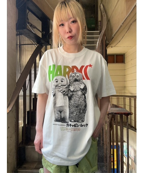 ハードコアチョコレート(ハードコアチョコレート)の「ガチャピン・ムック(バニラホワイト)(Tシャツ/カットソー・メンズ・オフホワイト・XX-LARGE/X-LARGE/LARGE)」の2枚目の写真