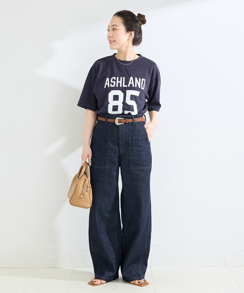 B.C STOCK(ベーセーストック)の「ウォッシャブル / DU JOUR / デュ ジュール BARREL BAKER JEAN(デニムパンツ・レディース・ブラック/ネイビー・38/36)」の9枚目の写真