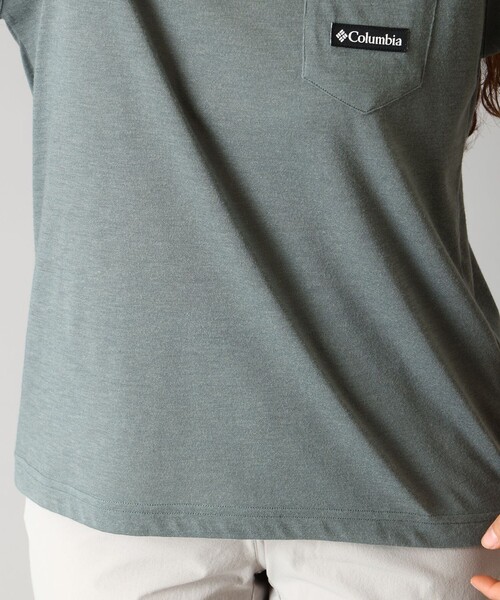 Columbia(コロンビア)の「Columbia/ ウィメンズトランキルピークロングスリーブポケットTシャツ /コロンビア(Tシャツ/カットソー・レディース・ブラック/ブラウン/グリーン・S/M/L/XL)」の9枚目の写真