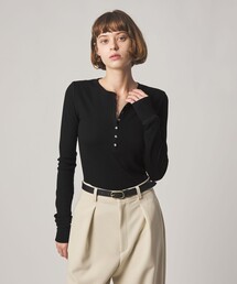 <Steven Alan>ウール リブ ヘンリー プルオーバー