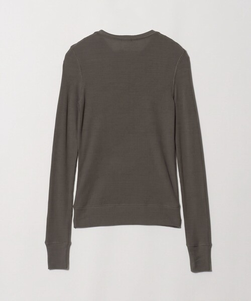 Steven Alan(スティーブンアラン)の「<Steven Alan>ウール リブ ヘンリー プルオーバー(Tシャツ/カットソー・レディース・オフホワイト/ブラック/グレー系・FREE)」の20枚目の写真