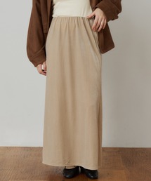 I-line velvet skirt/Iラインベロアスカート