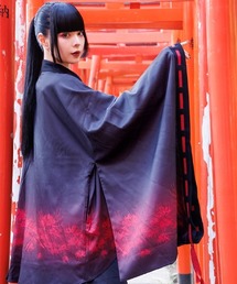 REZEN（リゼン）の「彼岸花×月プリント羽織（その他アウター）」
