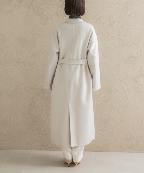 URBAN RESEARCH ROSSO WOMEN(アーバンリサーチ ロッソ)の「ロイヤルジーロンチェスターリバーコート(チェスターコート・レディース・アイボリー/ブルー系その他・36/38)」の15枚目の写真