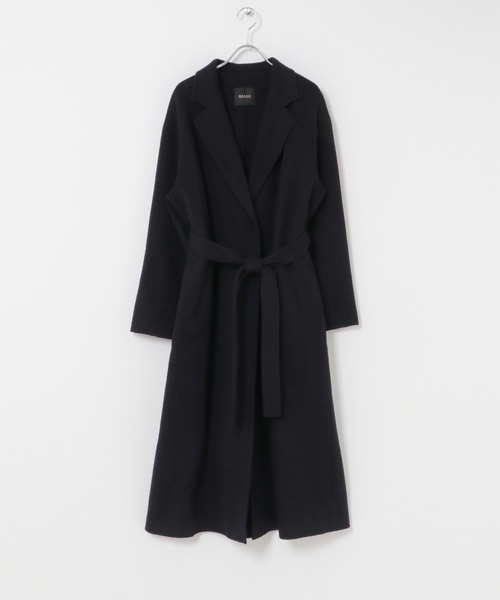 URBAN RESEARCH ROSSO WOMEN(アーバンリサーチ ロッソ)の「ロイヤルジーロンチェスターリバーコート(チェスターコート・レディース・アイボリー/ブルー系その他・36/38)」の6枚目の写真