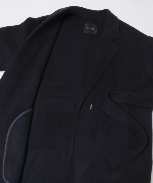URBAN RESEARCH ROSSO WOMEN(アーバンリサーチ ロッソ)の「ロイヤルジーロンチェスターリバーコート(チェスターコート・レディース・アイボリー/ブルー系その他・36/38)」の7枚目の写真