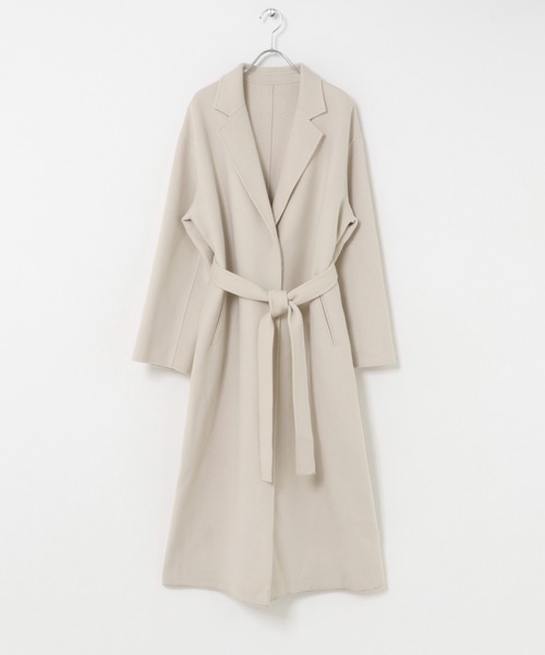 URBAN RESEARCH ROSSO WOMEN(アーバンリサーチ ロッソ)の「ロイヤルジーロンチェスターリバーコート(チェスターコート・レディース・アイボリー/ブルー系その他・36/38)」の3枚目の写真