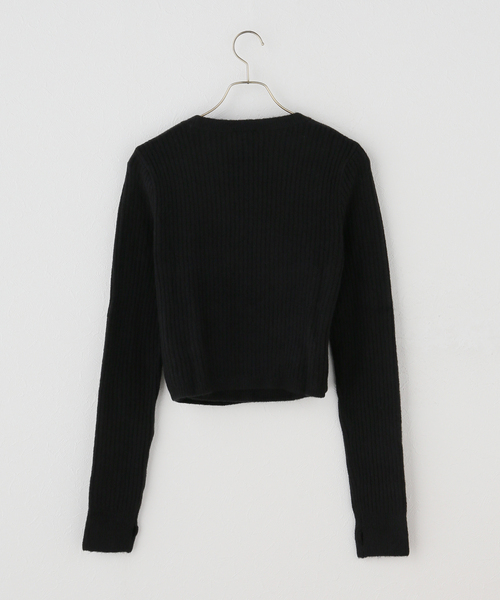 adidas Originals(アディダスオリジナルス)の「ADIDAS × JENNIE / アディダス × ジェニー KNIT CARDIGAN(ニット/セーター・レディース・ブルー/ブラウン/ブラック・MEDIUM)」の21枚目の写真