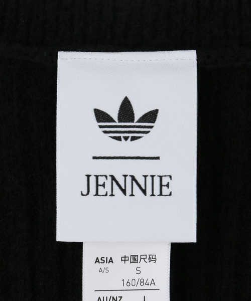 adidas Originals(アディダスオリジナルス)の「ADIDAS × JENNIE / アディダス × ジェニー KNIT CARDIGAN(ニット/セーター・レディース・ブルー/ブラウン/ブラック・MEDIUM)」の12枚目の写真