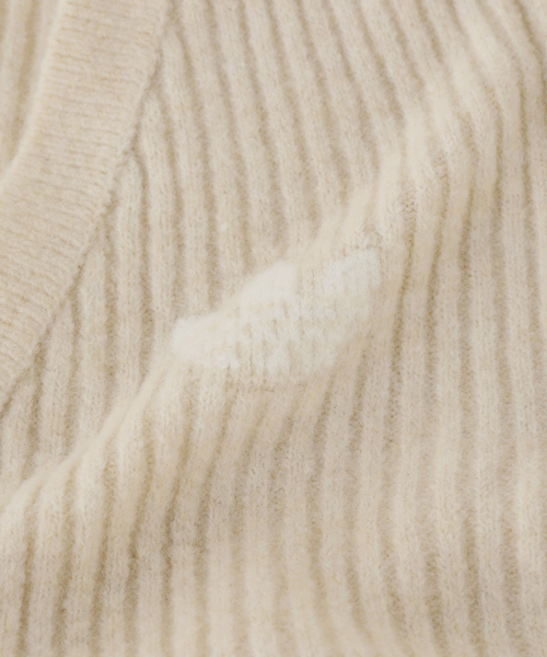 adidas Originals(アディダスオリジナルス)の「ADIDAS × JENNIE / アディダス × ジェニー KNIT CARDIGAN(ニット/セーター・レディース・ブルー/ブラウン/ブラック・MEDIUM)」の6枚目の写真