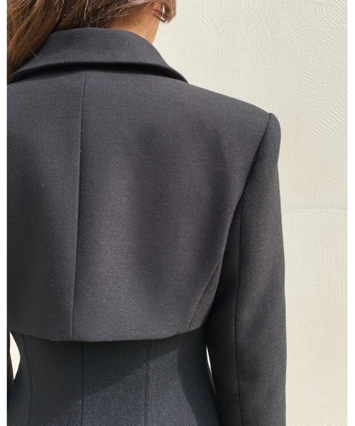 BIRTHDAY BASH(バースデイバッシュ)の「QUINN SHORT JACKET(クイン ショートジャケット)(その他アウター・レディース・ブラック・S/M)」の7枚目の写真