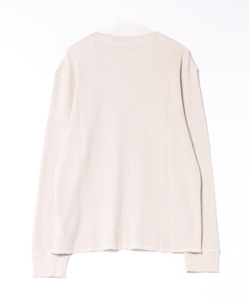 ALLSAINTS(オールセインツ)の「RAINE WAFFLE-KNIT LONG-SLEEVE T-SHIRT | RAINE ワッフルニット 長袖 Tシャツ(Tシャツ/カットソー・メンズ・ホワイト系その他・XS/S/M/L/XL)」の8枚目の写真