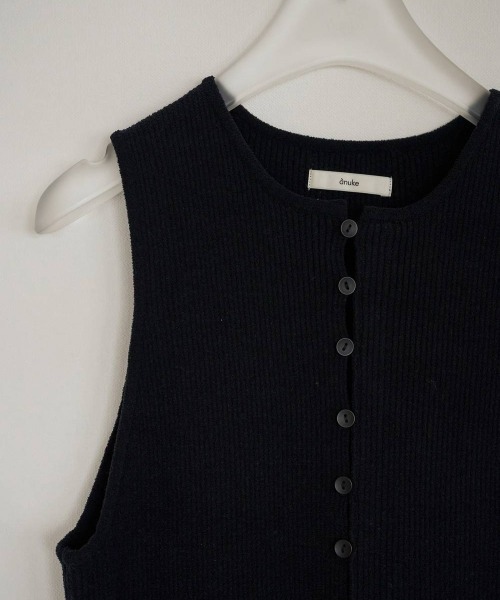 anuke（アンヌーク）の「anuke Americansleeve Mole Knit（ニット/セーター・レディース・オフホワイト/ブラック・FREE）」の5枚目の写真