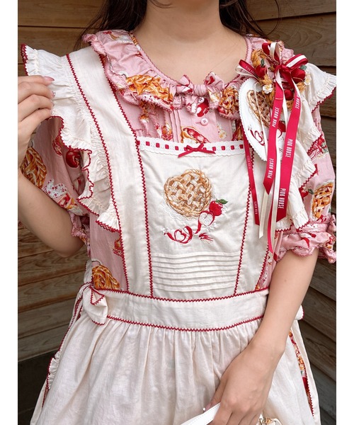 PINK HOUSE(ピンクハウス)の「アップルパイ刺繍タブリエ(その他トップス・レディース・ブラック/ベージュ/ネイビー/ピンク/キナリ・フリー)」の20枚目の写真