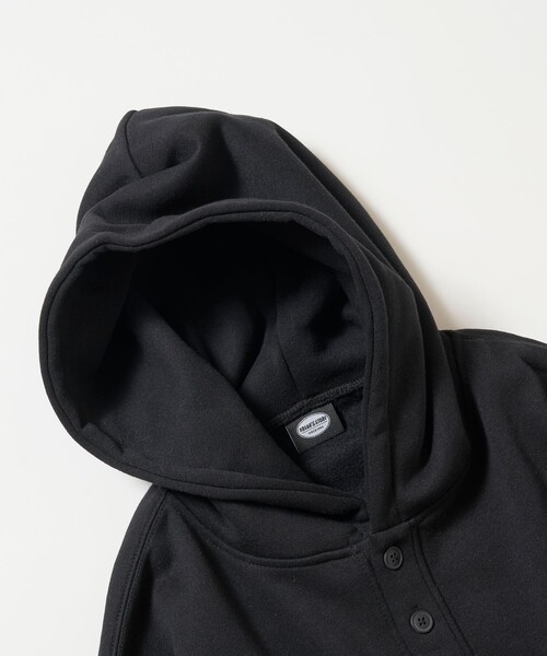 FREAK'S STORE(フリークスストア)の「限定展開 ヘンリーネック プルオーバー パーカー(Tシャツ/カットソー・メンズ・チャコールグレー/ブラック/ブラウン/グレー・SMALL/MEDIUM/LARGE)」の6枚目の写真