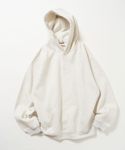 FREAK'S STORE(フリークスストア)の「限定展開 ヘンリーネック プルオーバー パーカー(Tシャツ/カットソー・メンズ・チャコールグレー/ブラック/ブラウン/グレー・SMALL/MEDIUM/LARGE)」の17枚目の写真