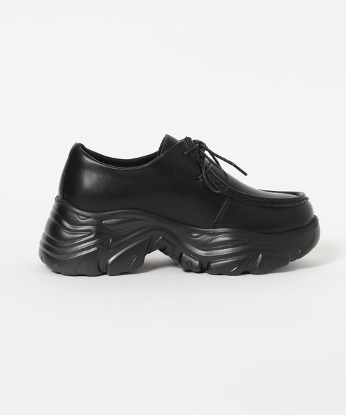 LOWRYS FARM（ローリーズファーム）の「ボリュームモカスニーカー　1044022（スニーカー・レディース・ブラック・SMALL/MEDIUM/LARGE）」の8枚目の写真