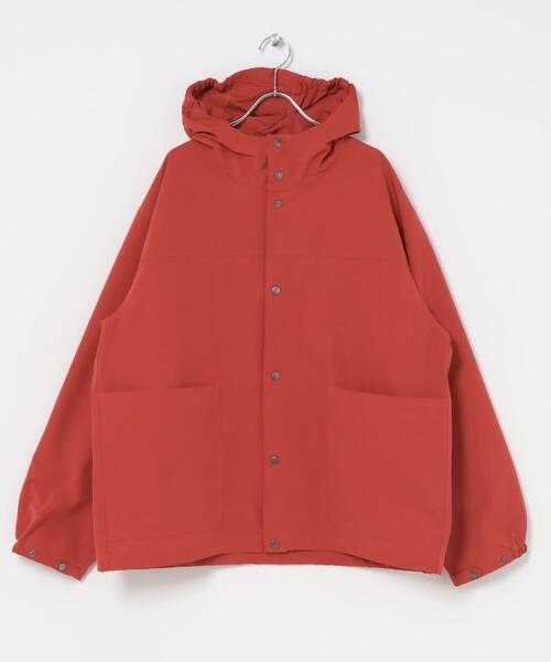 ITEMS URBANRESEARCH(アイテムズ アーバンリサーチ)の「ハイカウント スナップボタン フーディジャケット(ブルゾン・メンズ・レッド/ネイビー/ベージュ・LARGE/MEDIUM)」の7枚目の写真