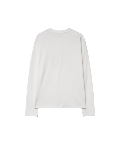 MISEKISEOUL MEN(ミセキソウルメンズ)の「Scraps collage long sleeve IVORY(Tシャツ/カットソー・メンズ・その他・2/1/3)」の2枚目の写真