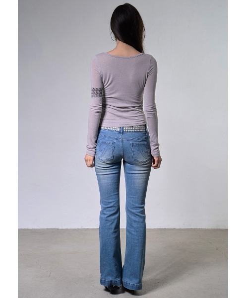 FANCY CLUB(ファンシークラブ)の「A'GEM/9 × .kom 『FANCY CLUB/ファンシークラブ』 DRY CITY LONG SLEEVE/DRYCITY ロングスリーブカットソー(Tシャツ/カットソー・レディース・グレー/ブルー/ブラック・FREE)」の7枚目の写真