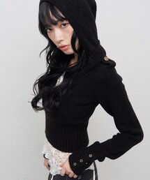 WHO'S WHO gallery | リブエポショートフーディ(パーカー)