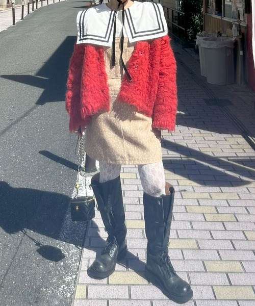 Alley Tokyo(アリートーキョー)の「おっきいセーラー衿のライン入りブラウス(シャツ/ブラウス・レディース・オフホワイト/ピンク・FREE)」の20枚目の写真