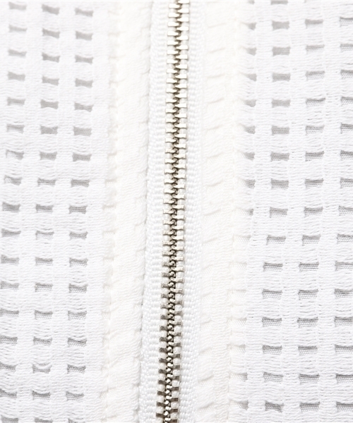 LBC(エルビーシー)の「レースリブブルゾン (ブルゾン・レディース・オフホワイト/ブラック・MEDIUM/LARGE)」の11枚目の写真