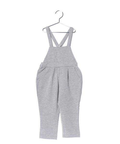 B:MING by BEAMS(ビーミングバイビームス)の「ビーミング by ビームス / カットオールインワン(つなぎ/オールインワン・キッズ・ライトグレー/ブラック・110/130/100/120/140/90)」の1枚目の写真