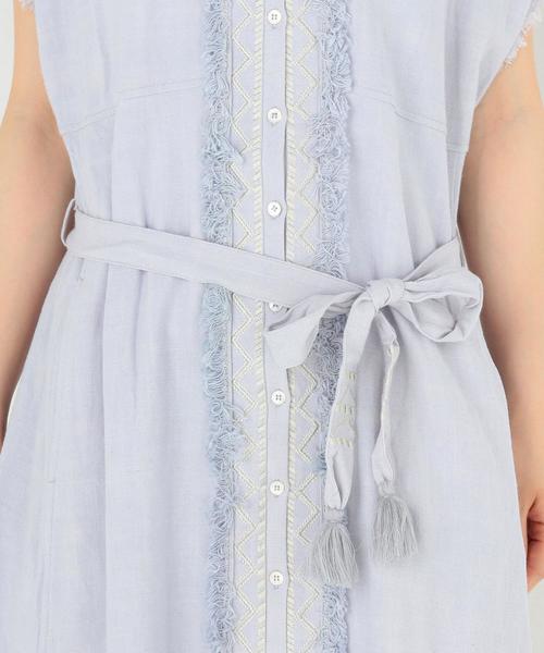 KIIRA（キーラ）の「Another Edition×KiiRA刺繍ワンピース/AE×KiiRA EMB OP◆（ワンピース・レディース・ライトブルー/オフホワイト・FREE）」の18枚目の写真