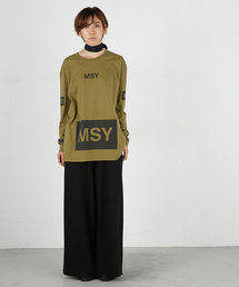 MOUSSY | WIDE LEG SWEAT PANTS(その他パンツ)