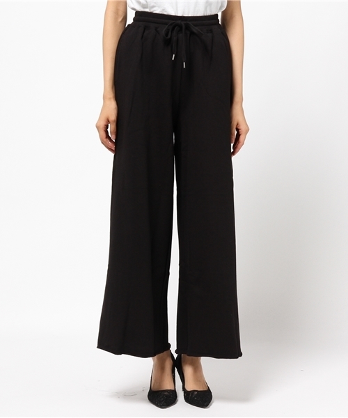 MOUSSY（マウジー）の「WIDE LEG SWEAT PANTS（その他パンツ・レディース・レッド/トップグレー/ブラック・FREE）」の4枚目の写真