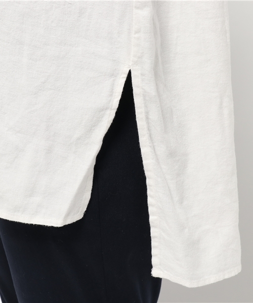 MOUSSY（マウジー）の「OVER SILHOUTTE SH（シャツ/ブラウス・レディース・ネイビー/オフホワイト/オレンジ系その他・FREE）」の6枚目の写真