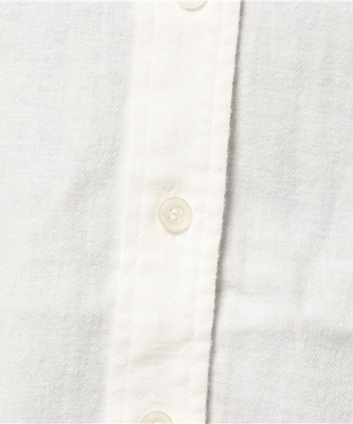 MOUSSY（マウジー）の「OVER SILHOUTTE SH（シャツ/ブラウス・レディース・ネイビー/オフホワイト/オレンジ系その他・FREE）」の7枚目の写真