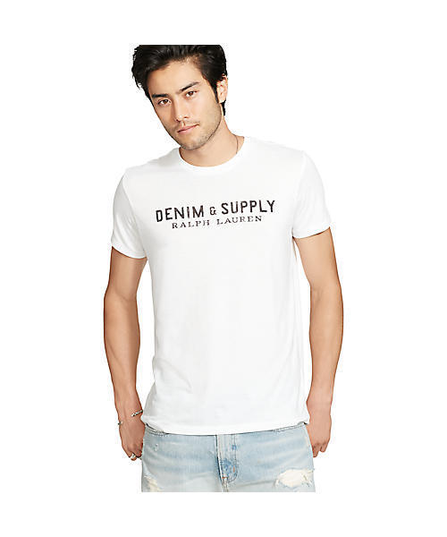 Denim & Supply Ralph Lauren（デニムアンドサプライラルフローレン）の「コットン ジャージー ロゴ Tシャツ（Tシャツ/カットソー・メンズ・ホワイト・X-SMALL/SMALL/MEDIUM/LARGE）」の6枚目の写真