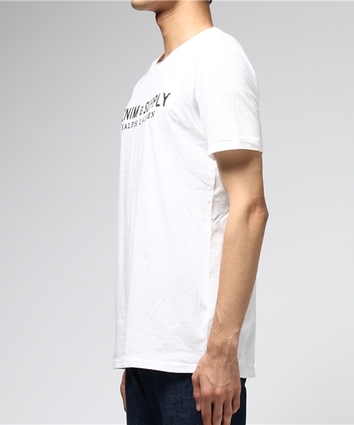Denim & Supply Ralph Lauren（デニムアンドサプライラルフローレン）の「コットン ジャージー ロゴ Tシャツ（Tシャツ/カットソー・メンズ・ホワイト・X-SMALL/SMALL/MEDIUM/LARGE）」の8枚目の写真