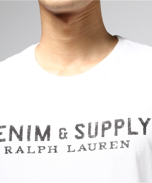 Denim & Supply Ralph Lauren（デニムアンドサプライラルフローレン）の「コットン ジャージー ロゴ Tシャツ（Tシャツ/カットソー・メンズ・ホワイト・X-SMALL/SMALL/MEDIUM/LARGE）」の10枚目の写真