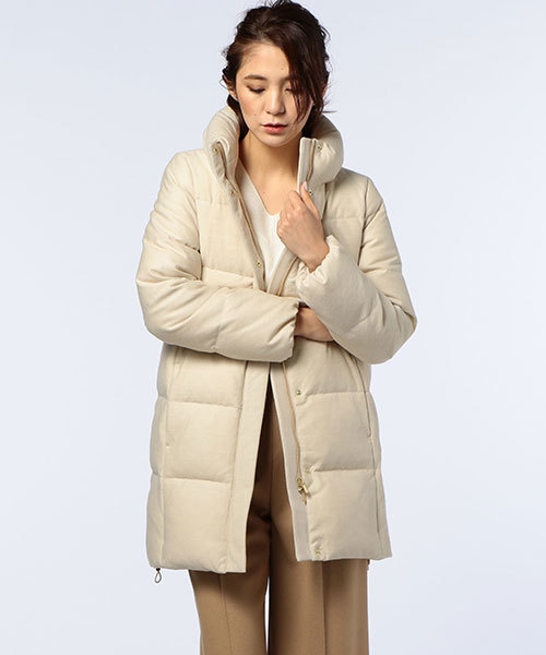 Nolley S ノーリーズ の Baila2月号 Ginger2月号掲載 ボリュームネックダウン ダウンジャケット コート Wear