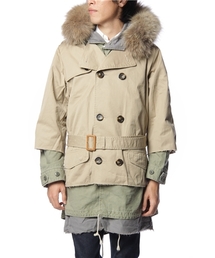 (着画追加)Sasquatchfabrix. 09AW モッズコート sakishimatokyo モッズコート コート スタンドモッズコート（ユニ