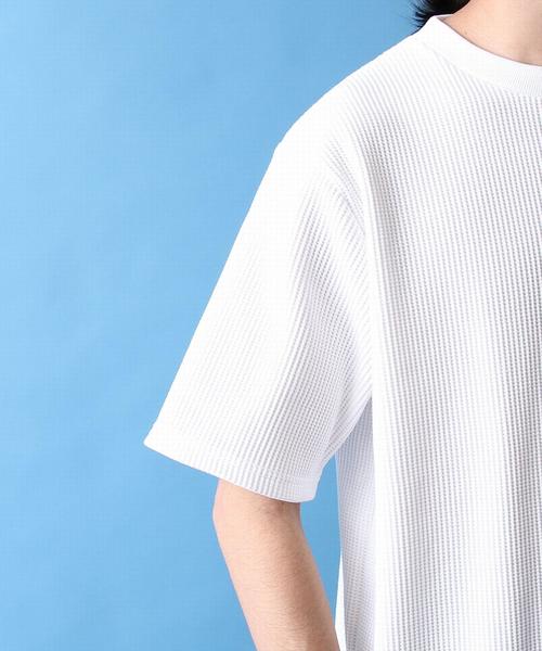 coen(コーエン)の「ワッフルビッグシルエットT(Tシャツ/カットソー・メンズ・ライトブルー/ホワイト/ブラック/ダークブラウン・LARGE/MEDIUM/SMALL/X-LARGE)」の15枚目の写真