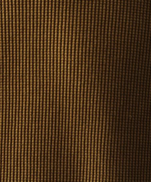 coen(コーエン)の「ワッフルビッグシルエットT(Tシャツ/カットソー・メンズ・ライトブルー/ホワイト/ブラック/ダークブラウン・LARGE/MEDIUM/SMALL/X-LARGE)」の11枚目の写真