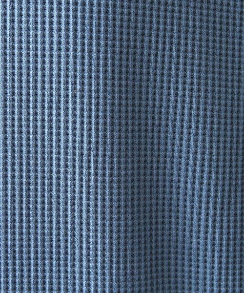 coen(コーエン)の「ワッフルビッグシルエットT(Tシャツ/カットソー・メンズ・ライトブルー/ホワイト/ブラック/ダークブラウン・LARGE/MEDIUM/SMALL/X-LARGE)」の12枚目の写真