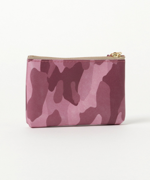 Daily russet(デイリー ラシット)の「迷彩紐付きポーチ(ポーチ・レディース・カーキ/ベージュ/ピンク/ブラウン/グレー・FREE)」の6枚目の写真