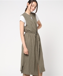 LBC | リネンレーヨンロングジレ                    (ベスト)