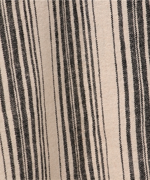 LBC（エルビーシー）の「リネンレーヨンロングジレ                    （ベスト・レディース・オフホワイト/ダークグリーン・MEDIUM/LARGE）」の5枚目の写真